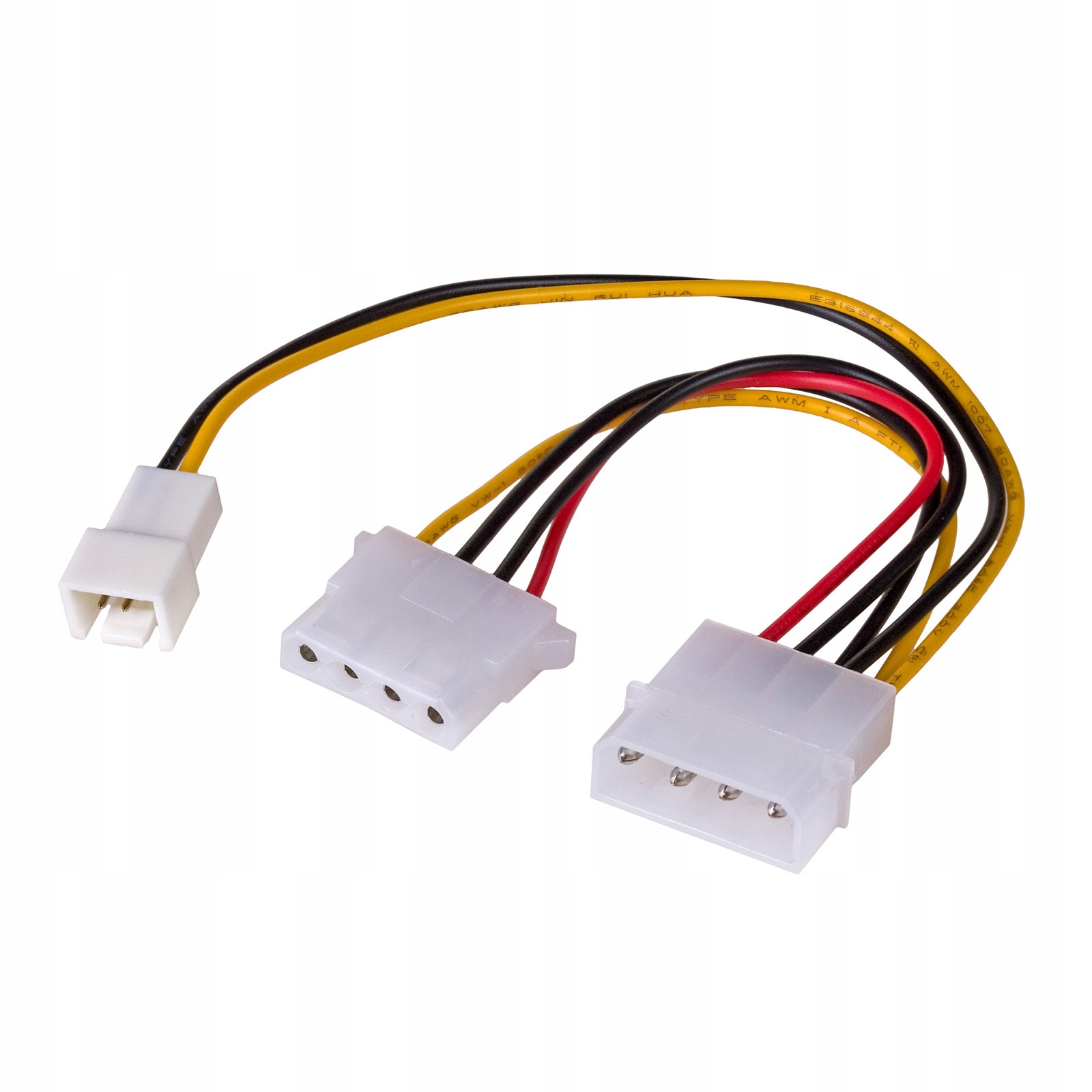 

Adapter Kabel zasilania MOLEX-3-pin do wentylatora