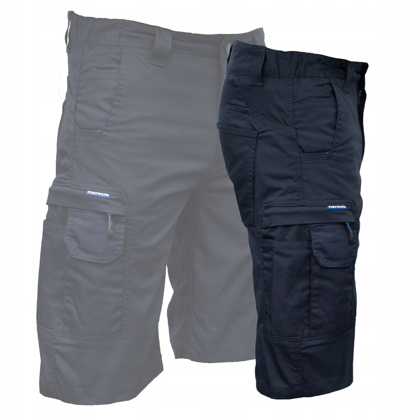KRÓTKIE SPODENKI ELASTYCZNE SPODNIE MĘSKIE ROBOCZE BOJÓWKI LETNIE RIPSTOP Rodzaj spodni do pasa