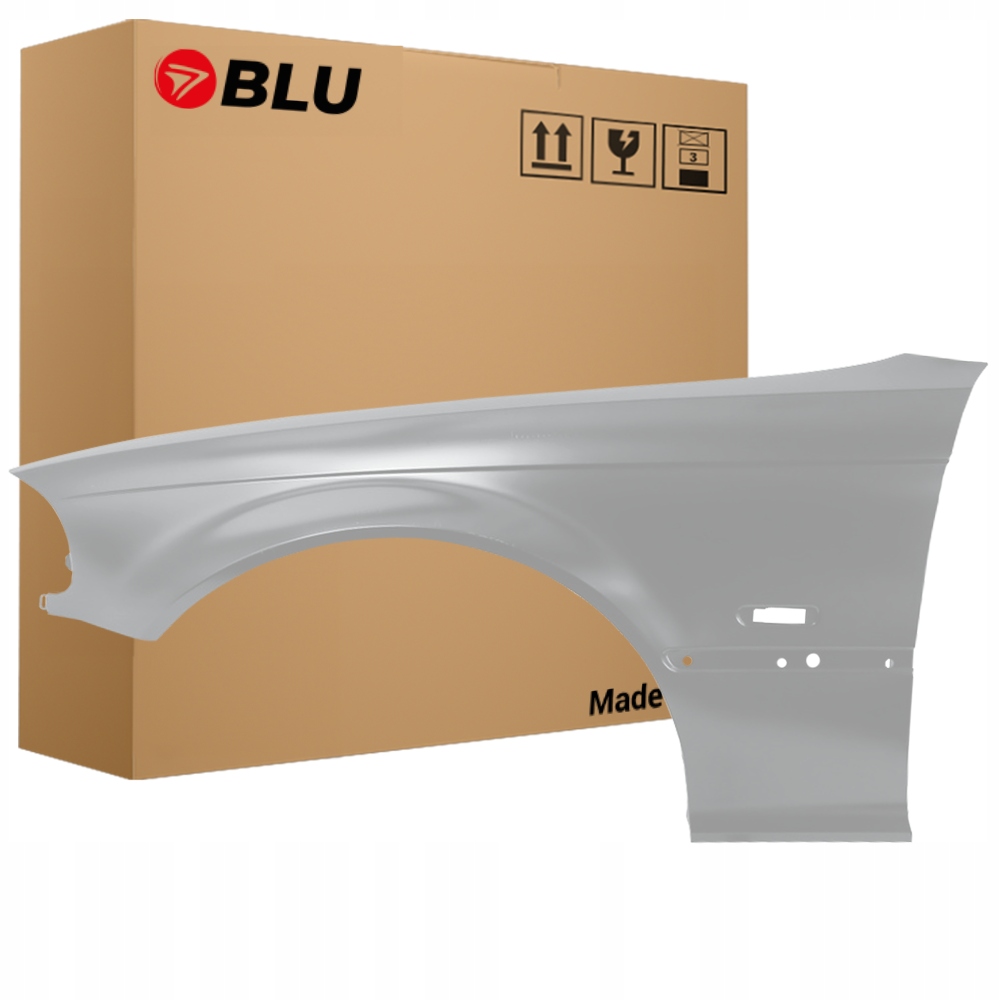 Blu Blatník Bmw 3 E46 354 levý stříbrný 99-03 přední Coupe Cabrio