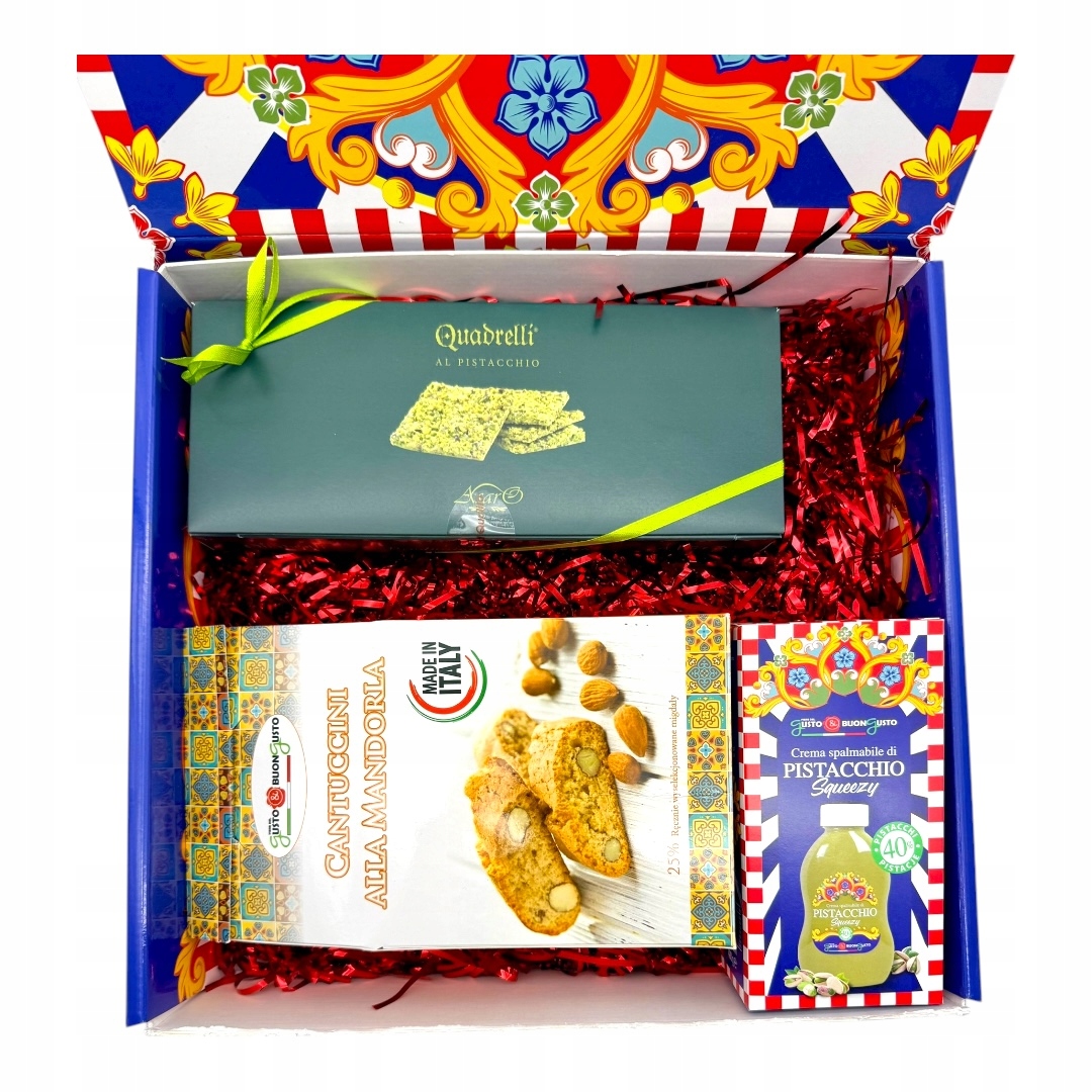 Levně Sada sladkostí s pistáciemi a mandlemi Ideální pro kávu a dezerty o hmotnosti 0,75 kg