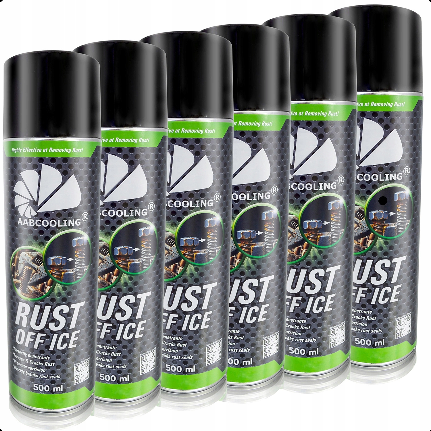 6 x Aabcooling Neutralizátor Rzi 0.5 L Penetrační A Zmrazovací Závit Pro Šrouby