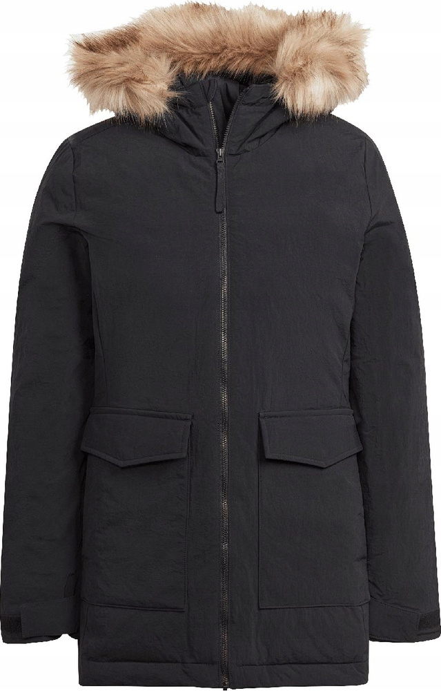Dámská Bunda Adidas Parka Hooded Fur Černá IJ8260 vel. L