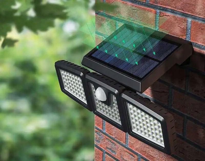 LAMPA SOLARNA LED 3w1 ZEWNĘTRZNA ULICZNA OGRODOWA CZUJNIK ZMIERZCHU I RUCHU Liczba punktów światła więcej niż 12