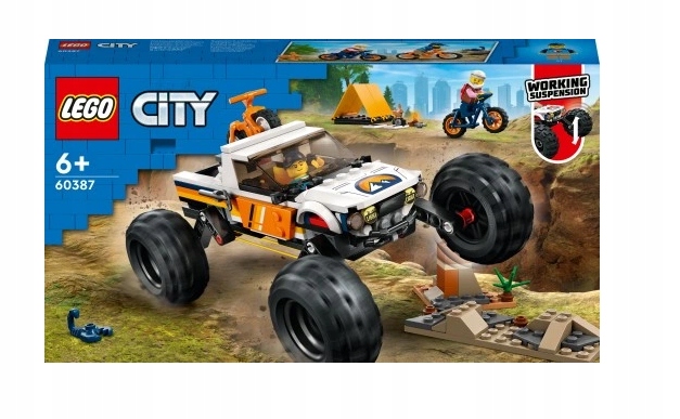 stavebnice Lego City Dobrodružství terénním autem pohon 4x4