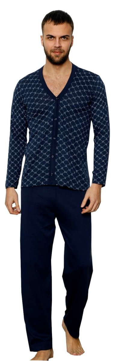 Piżama męska ROZPINANA R: XXL