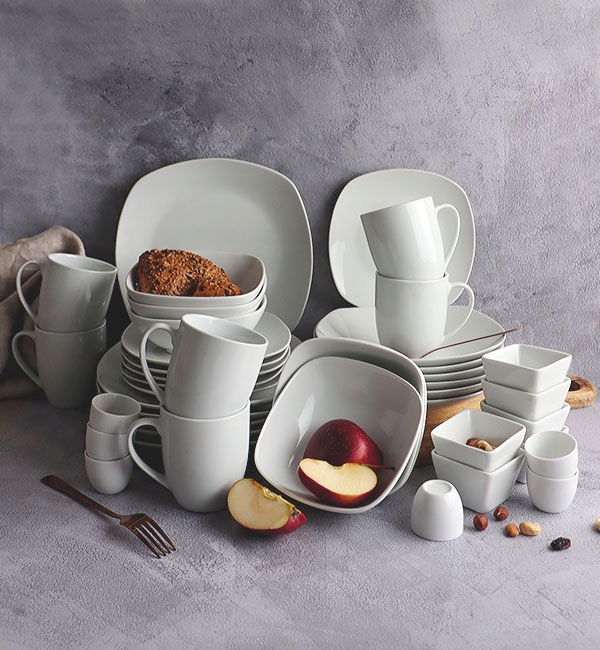 

Waterside Simply White Serwis Obiadowy 42EL 6 Osób