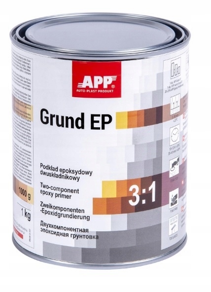 

App Grund Ep 3:1 Podkład Epoksydowy Dwuskładnikowy