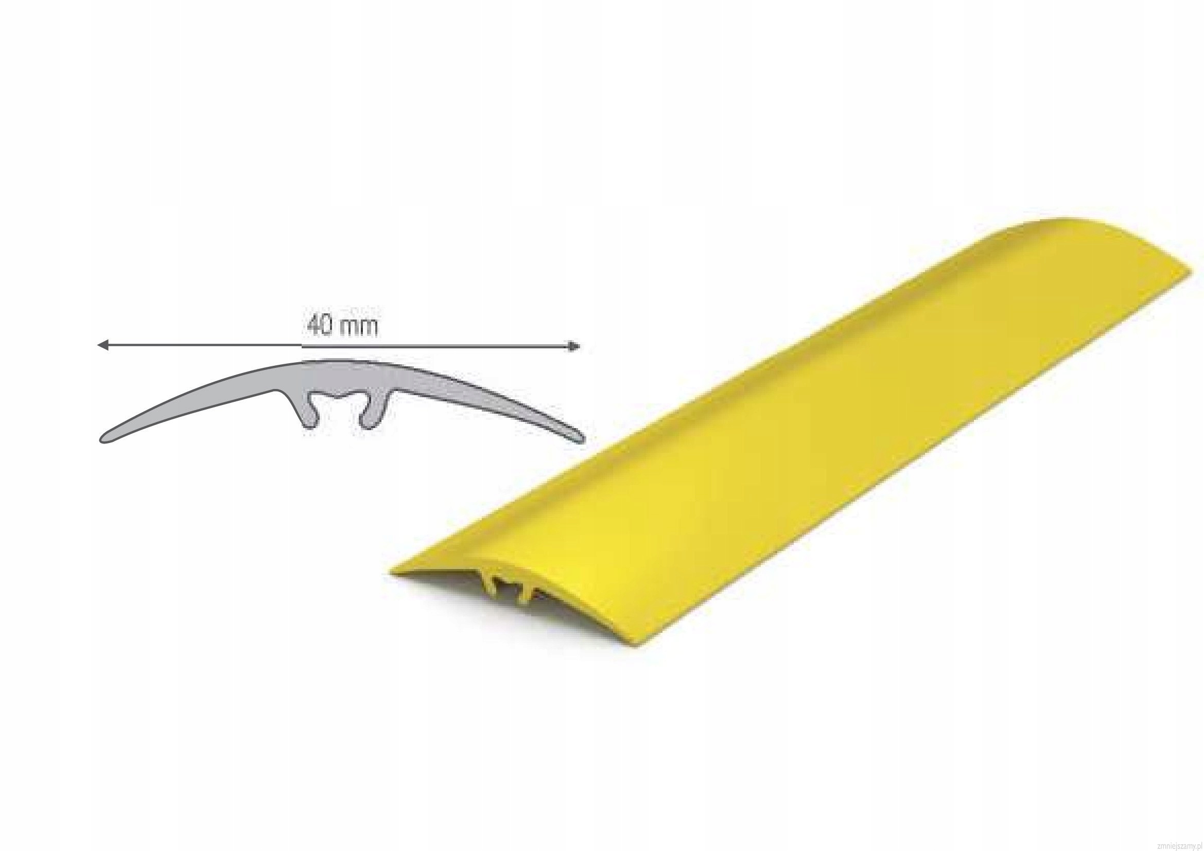 LISTWA PROGOWA 40 mm MOSIĘŻNA POLEROWANA - 100 cm Marka TCP