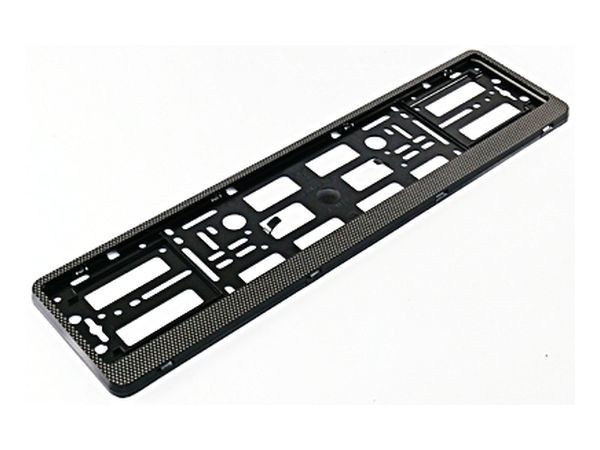 RAMKA POD TABLICĘ REJESTRACYJNĄ CARBON ZATRZASKOWA