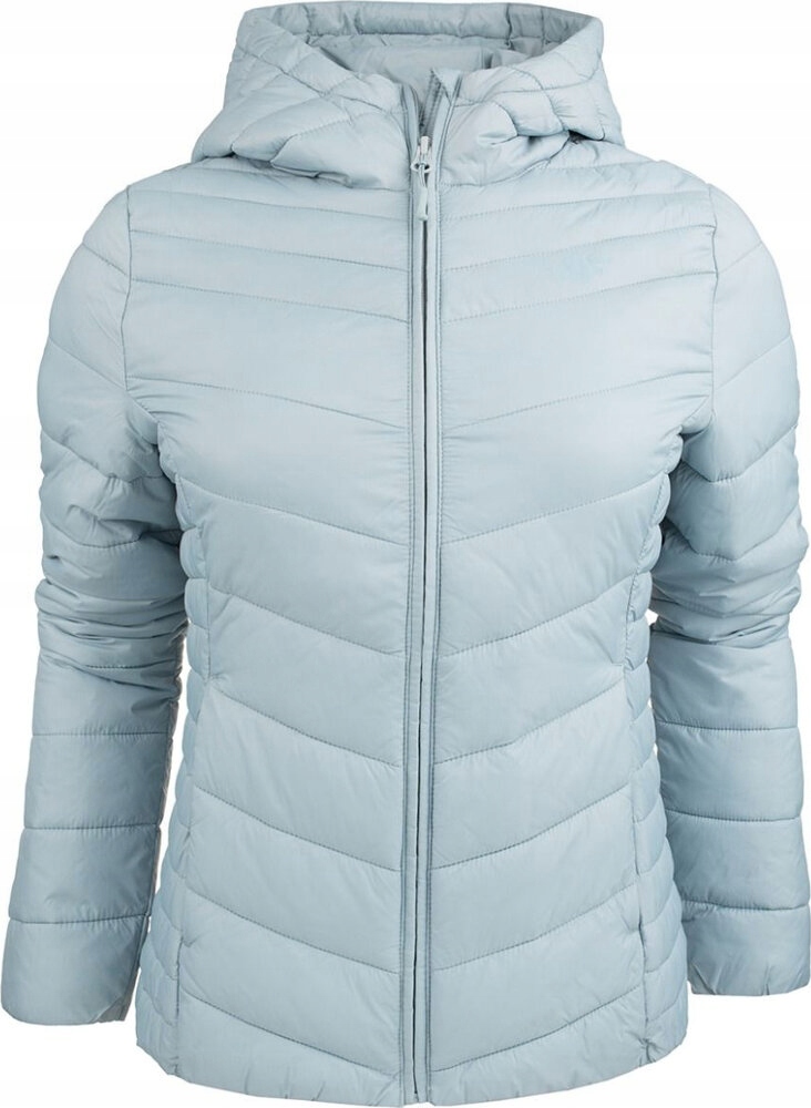 Dámská Péřová Bunda 4F F095 Modrá, velikost S