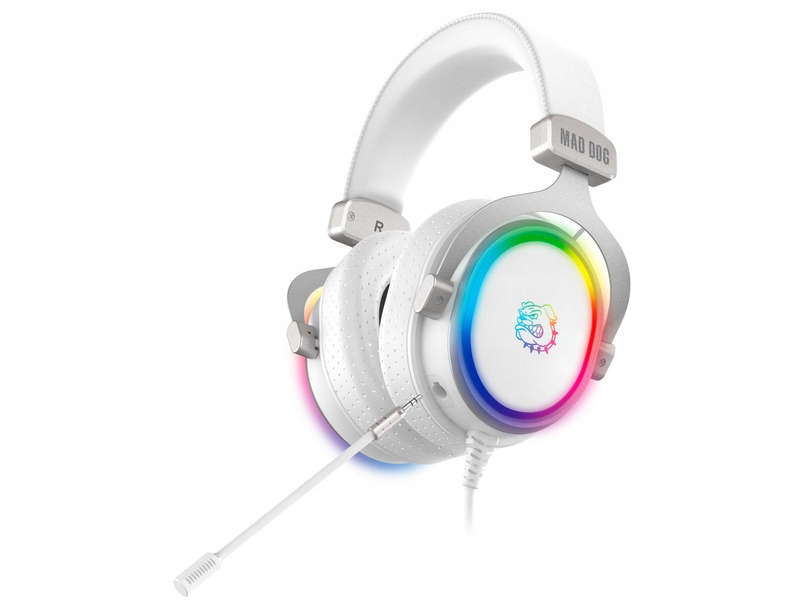 

Słuchawki Mad Dog GH800W Rgb 7.1