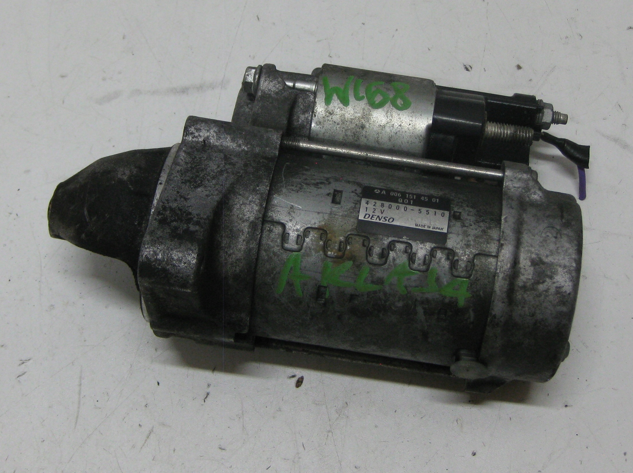 MERCEDES A-KLASA W168 99R starter A0061514501