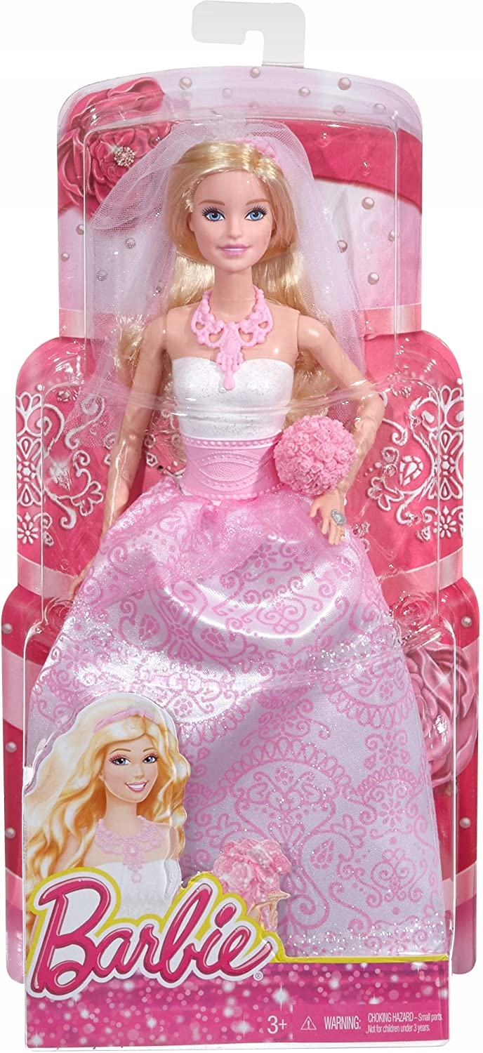 

Barbie Ślubna Lalka Panna Młoda Mattel CFF37