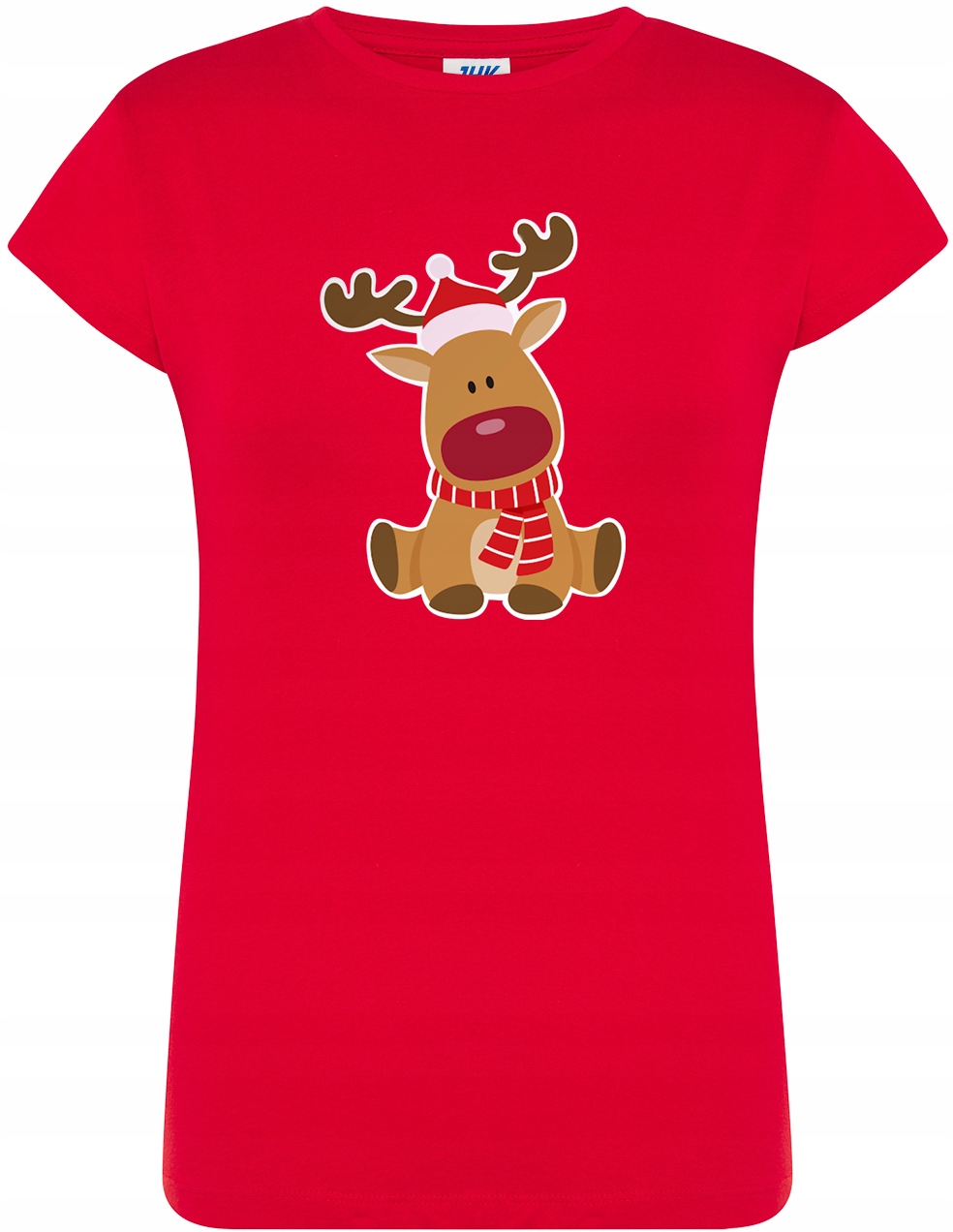 

Damska Koszulka Świąteczna Z Reniferem XL