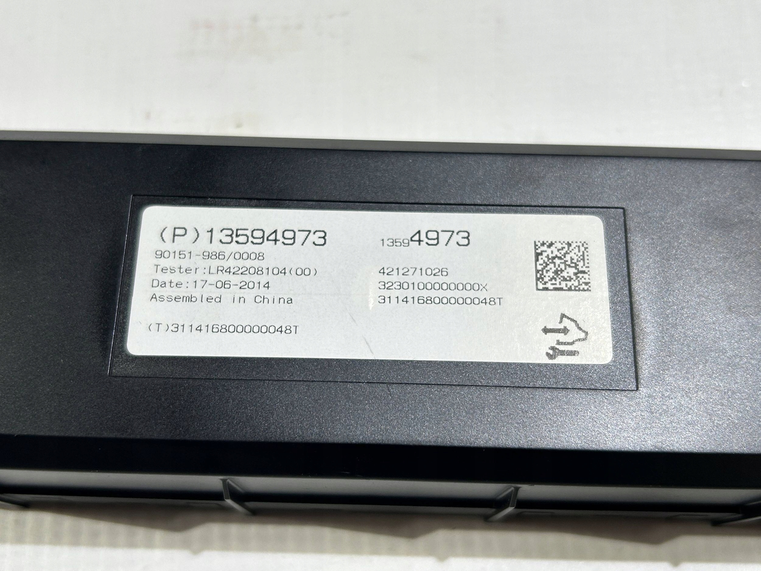 module control unit temperatury of the air conditioning Chevrolet Corvette C7 2014r