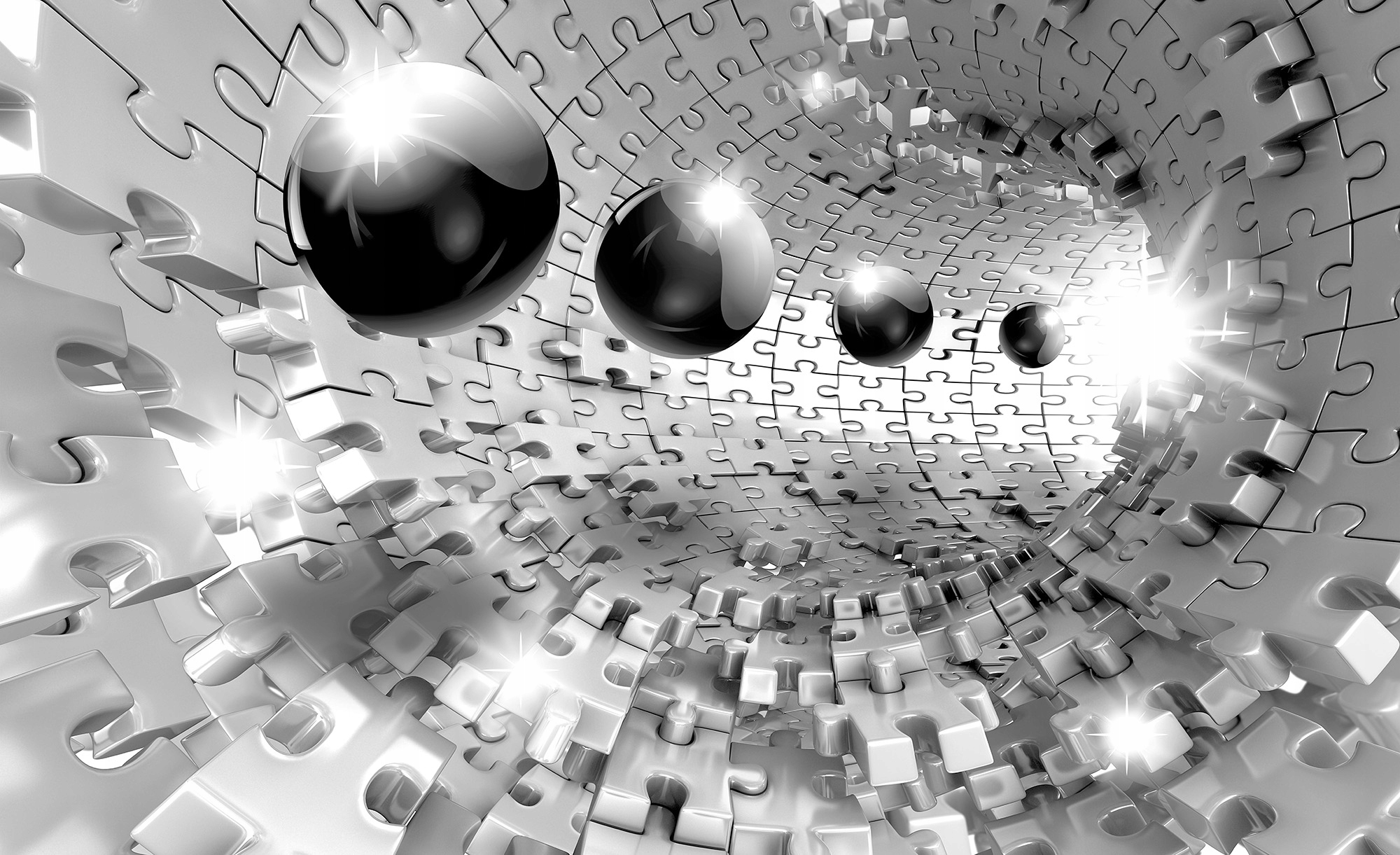 

Fototapeta 3D Tunel Kule Abstrakcja Salon 300x210