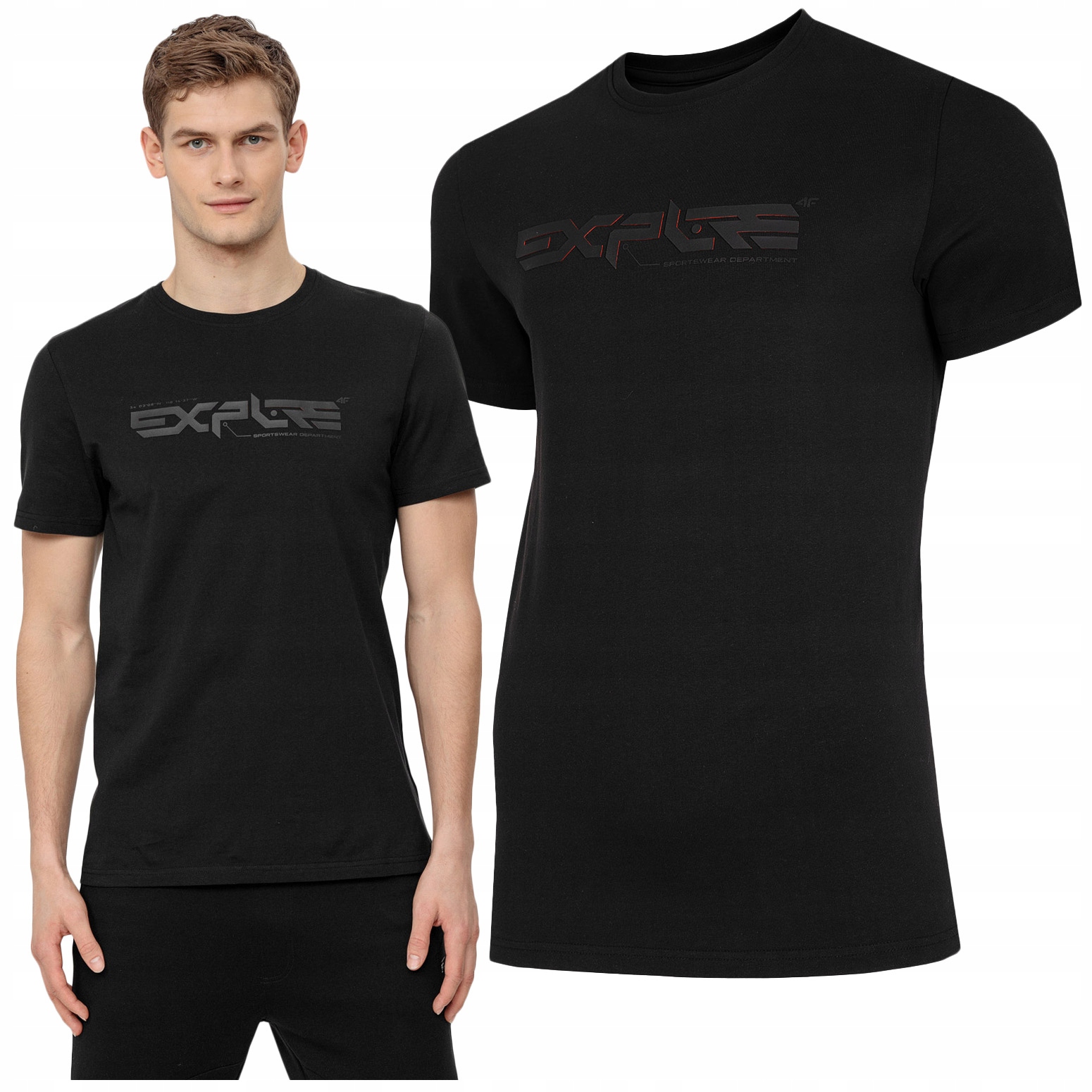 

Koszulka męska T-shirt 4F bawełna TSM010 XL