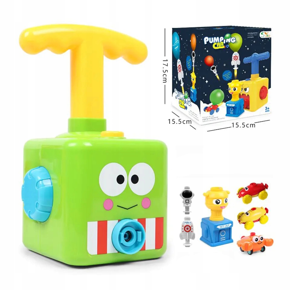 WYRZUTNIA SAMOCHODÓW RAKIET NAPĘD NA POWIETRZE BALONOWY Bohater brak