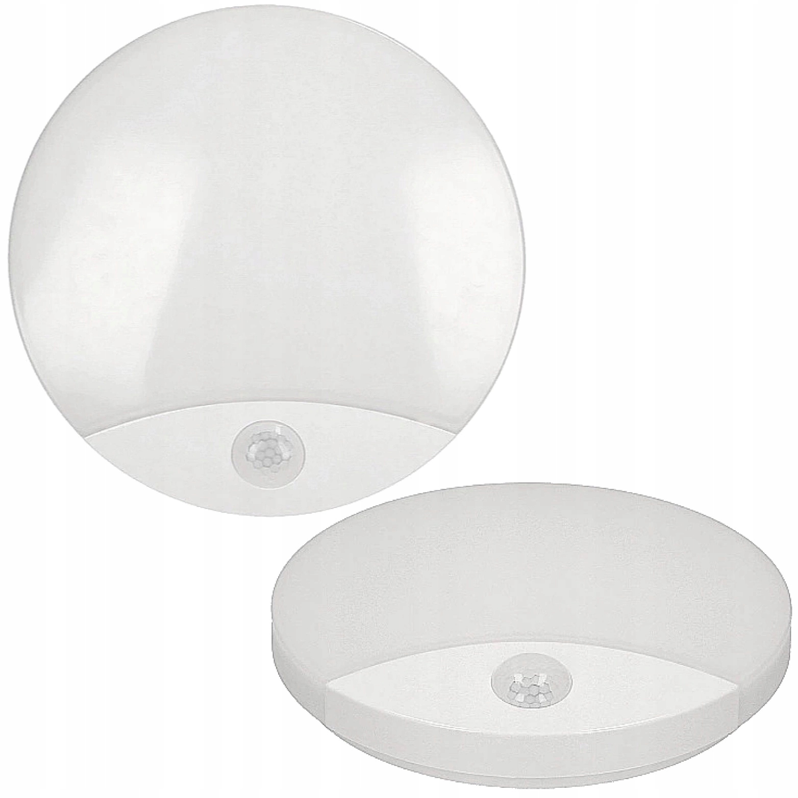 Plafon Hermetyczny Led Lampa Ścienna z Czujnikiem Ruchu Pir 15W 4000K Biały