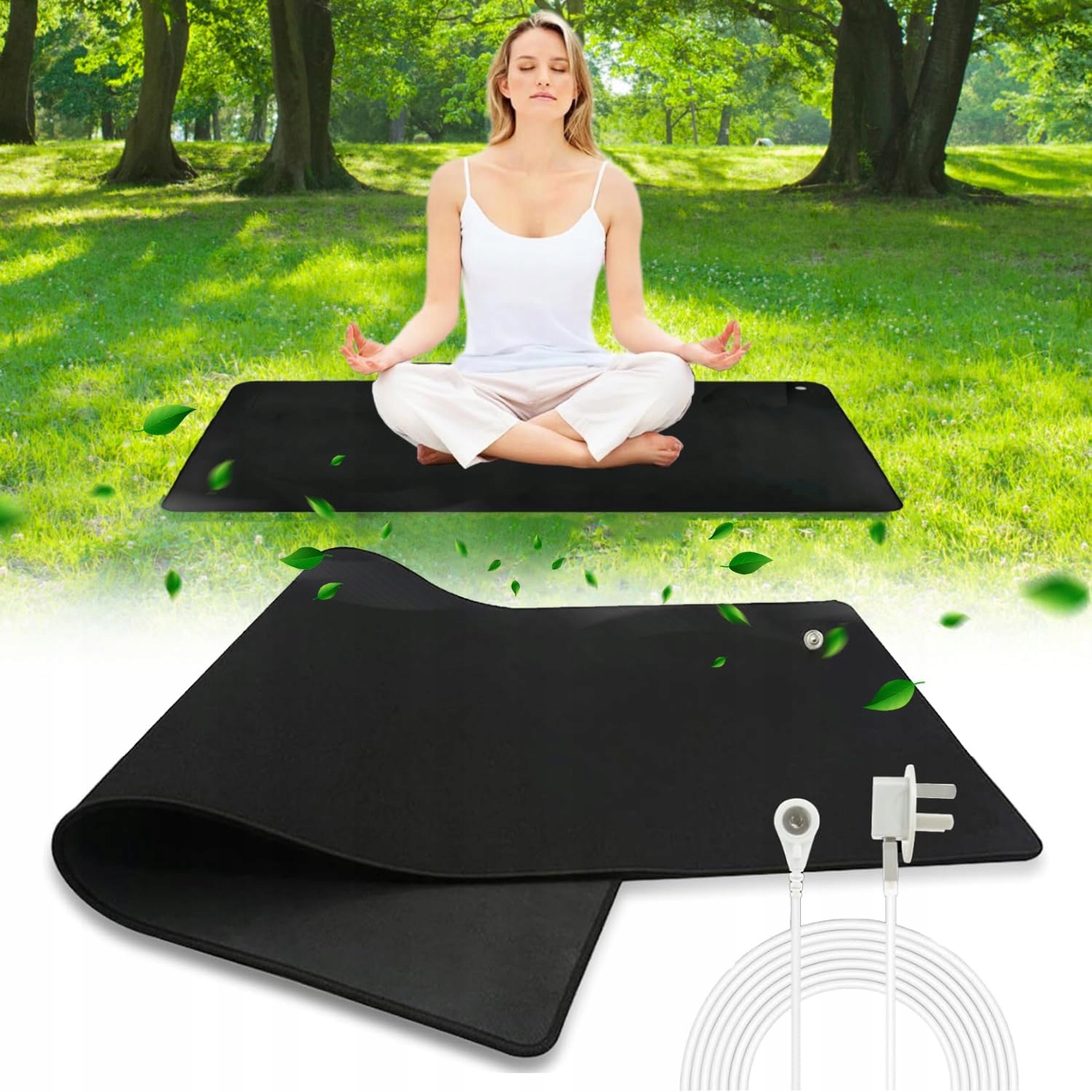Mata uziemiająca antystatyczna 30x100 cm mata pod stopy, joga, lęk, ból