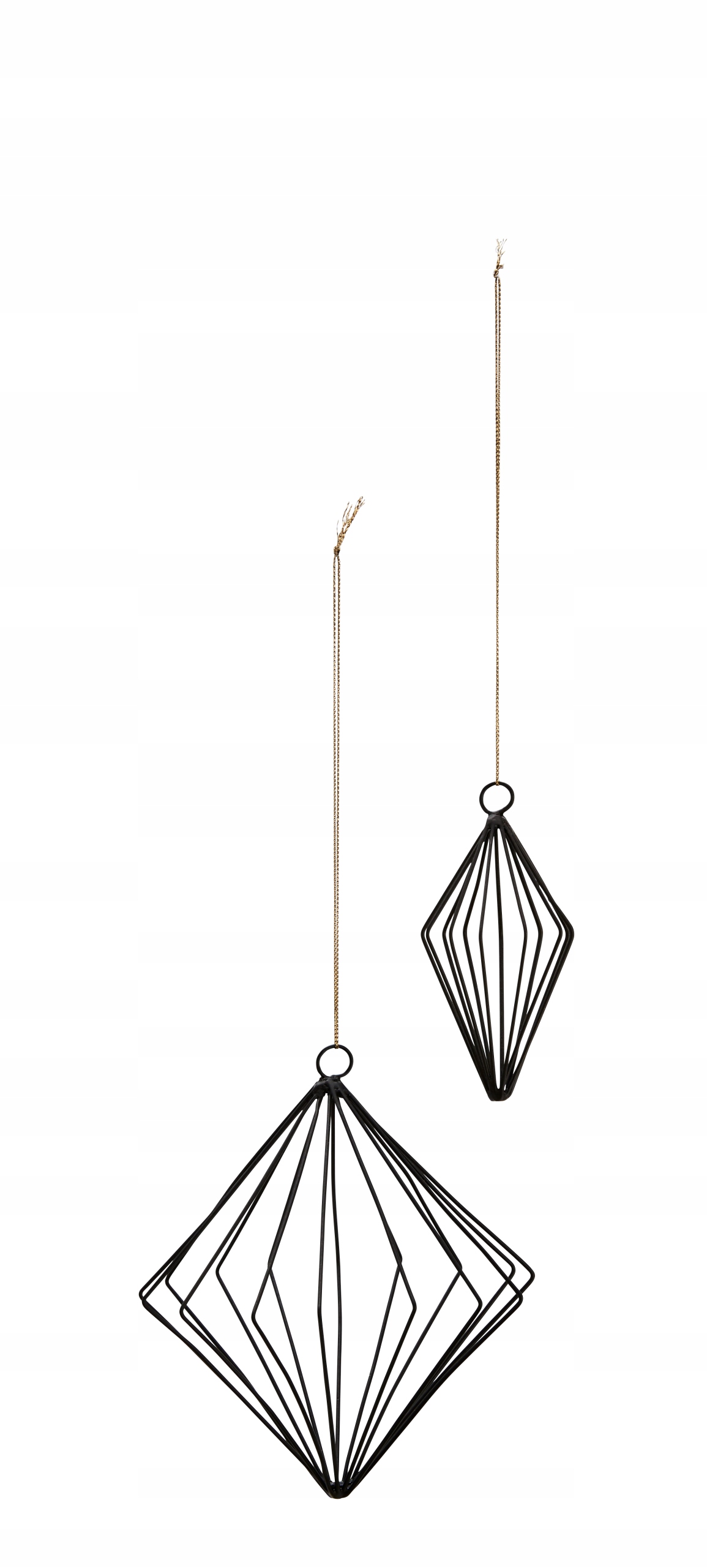 

Zawieszka geometryczna drut metal czarna dekoracja