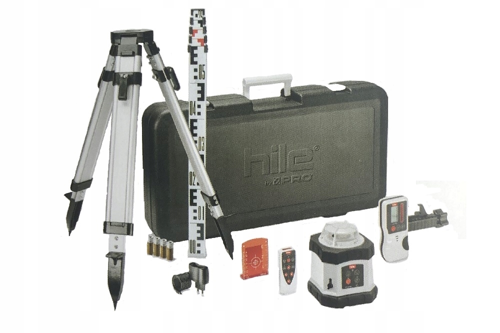 Rotační laserový nivelátor Hile by Pro D400 sada pro stativ Pro