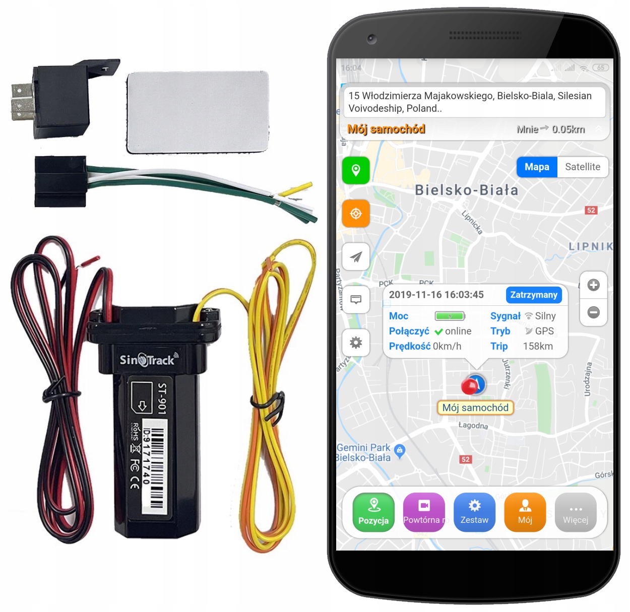 

lokalizator Gps wodoodporny Odcięcie Paliwa Auta