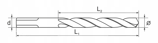 WIERTŁO SZLIFOWANE DO METALU ARVEX FBQ 6.5/101 Zastosowanie do metalu