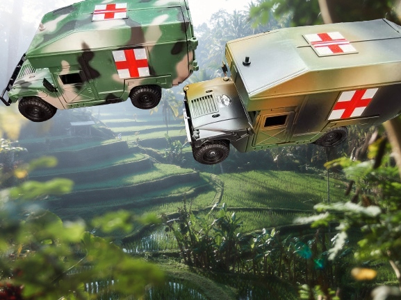 Hummer pojazd militarny Ambulans kamuflaż B EAN (GTIN) 5904335002270