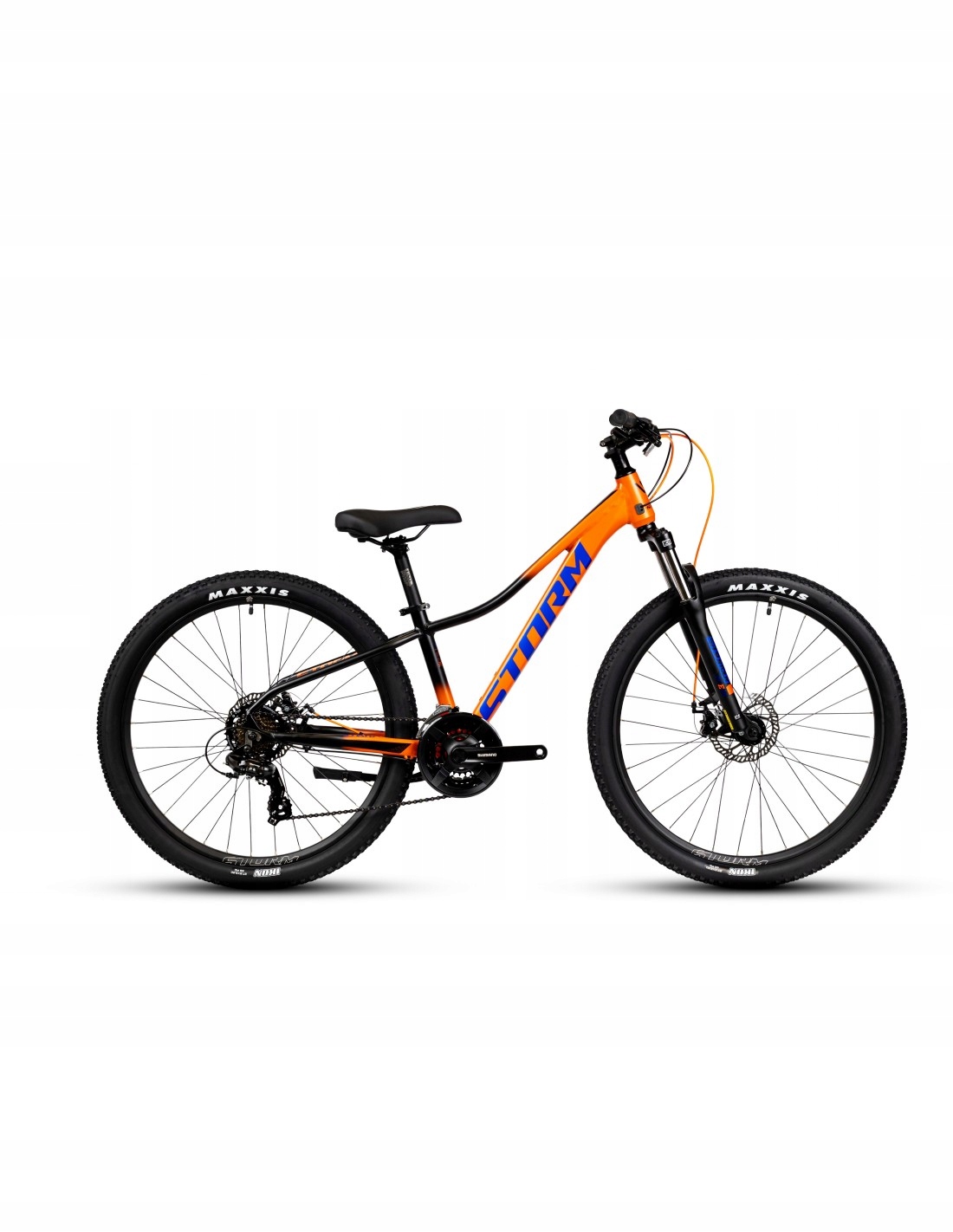 Rower Storm Shark 27,5 1.0 Man pomarańczowy/czarny 15