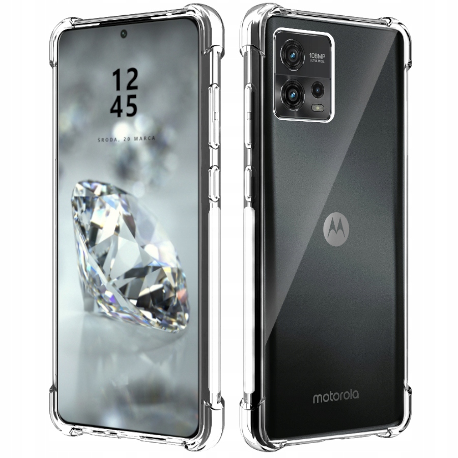 

Etui Do Motorola Moto G72 Pancerne S Case Szkło