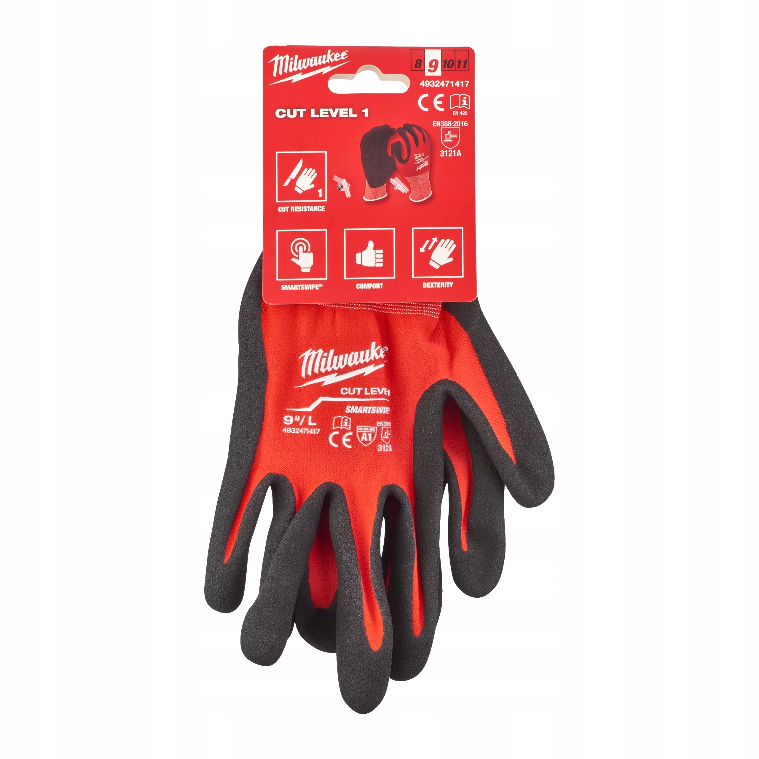 Перчатки с защитой от порезов R. L/9 MILWAUKEE код производителя 4932471417