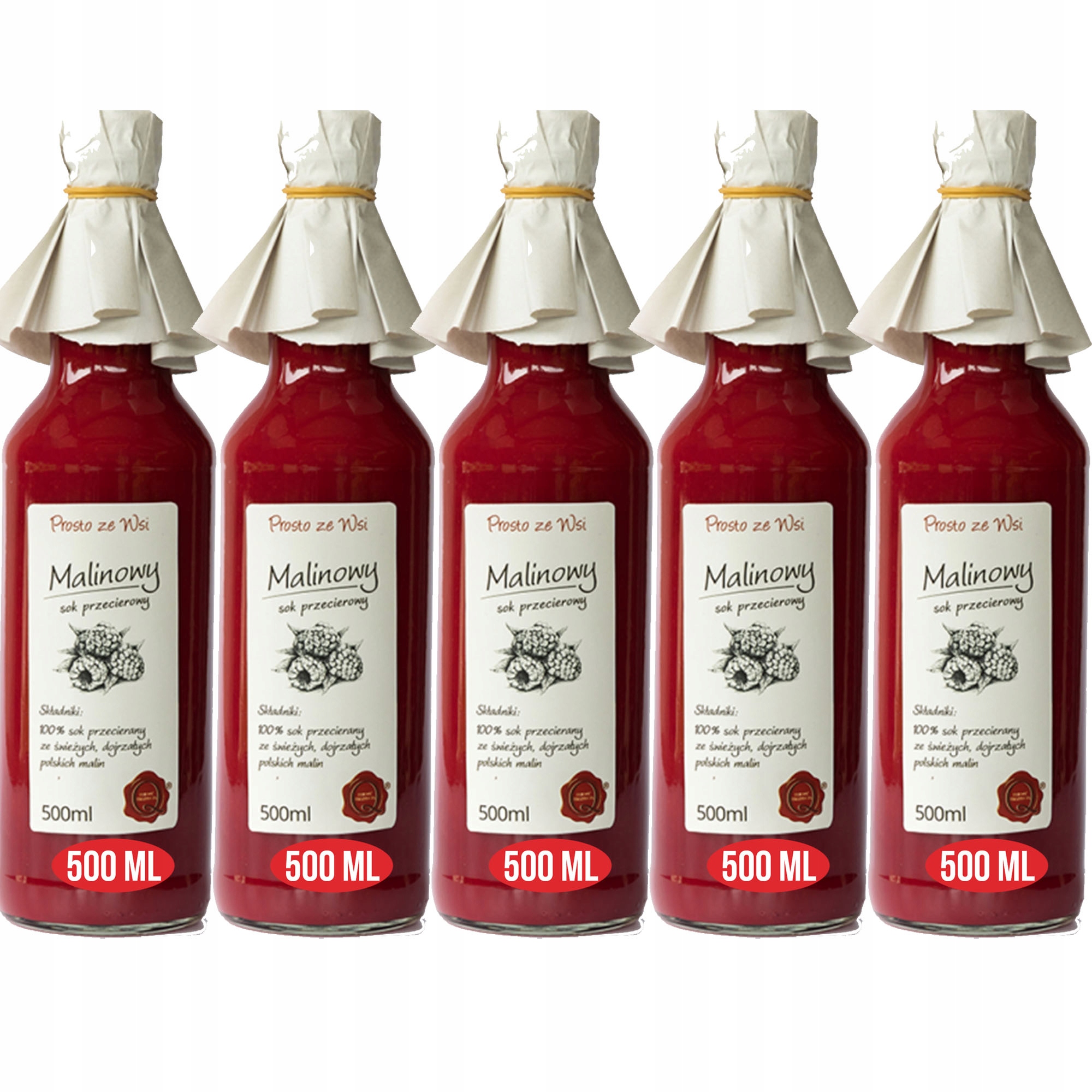 Sok przecierowy malinowy Prosto ze Wsi 500 ml