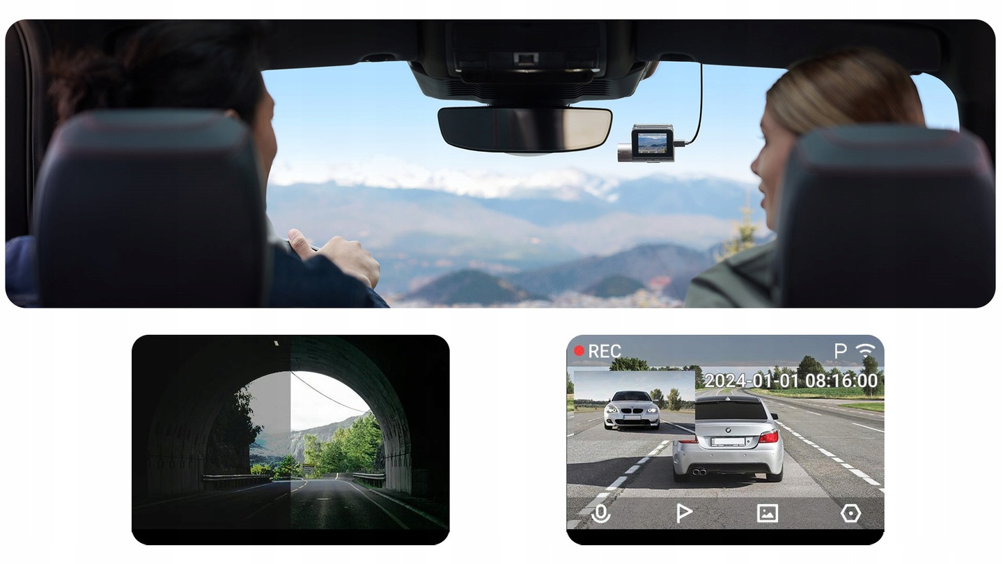 Wideorejestrator 70mai A510 HDR SONY STARVIS 2 Model A510 DASH CAM