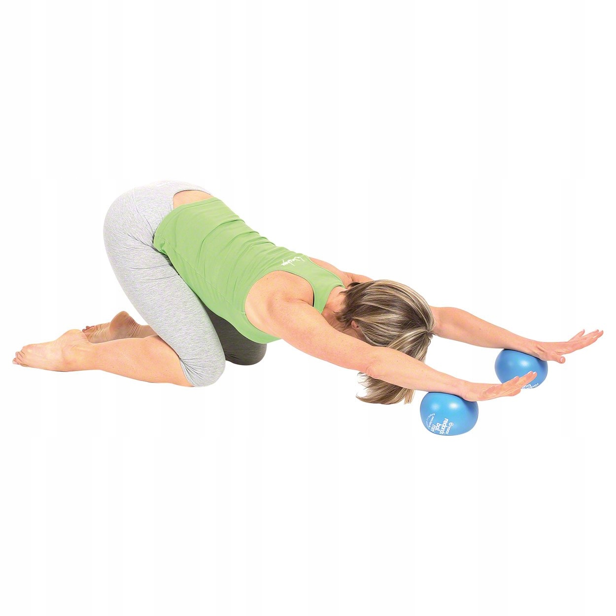 TOGU Zestaw 2 Piłek Redondo Mini Niebieskie Do Pilatesu i Ćwiczeń — miniatura 6