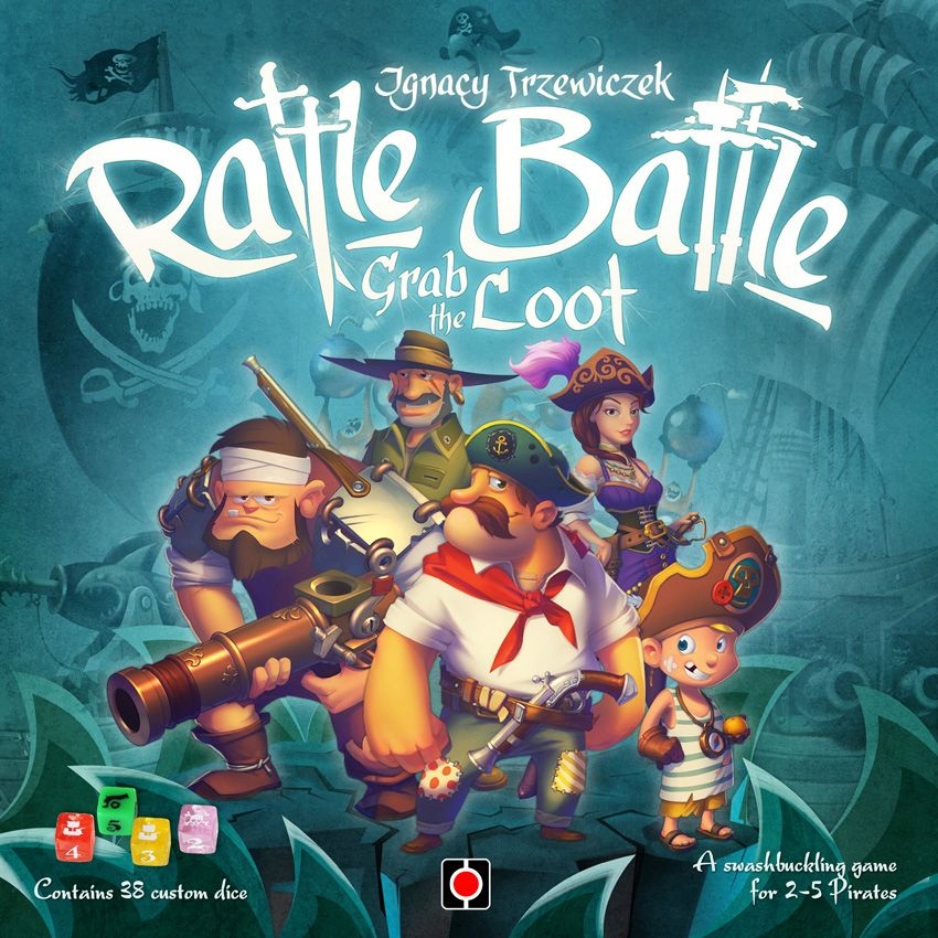 Gra Planszowa Rattle, Battle, Grab the Loot Język Eng Ignacy Trzewiczek