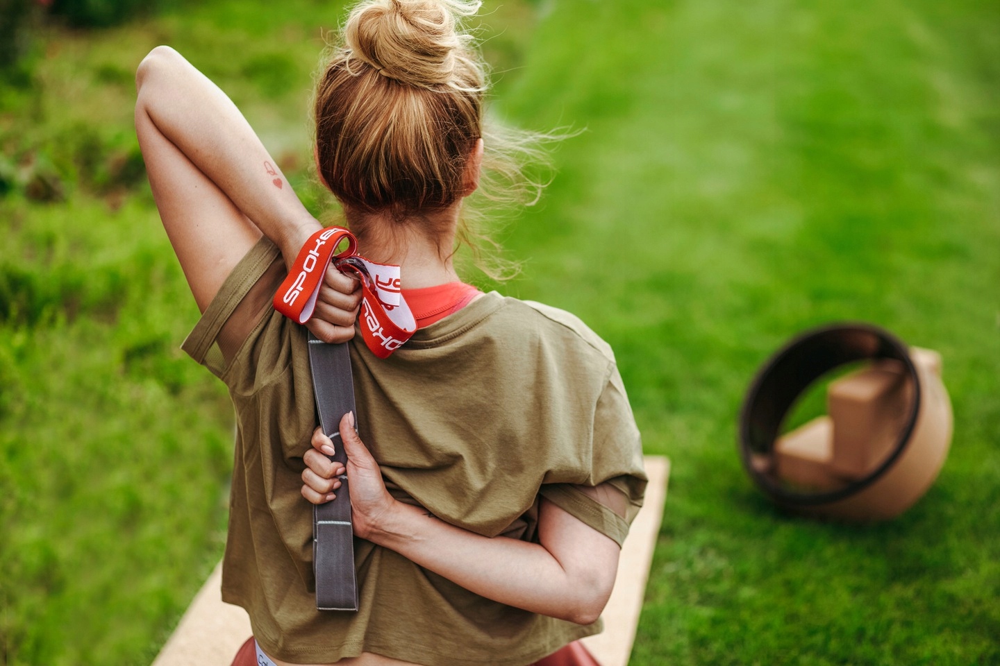 TAŚMA DO JOGI YOGA TAPE YOGA STRAP DO ROZCIĄGANIA REHABILITACJI PILATES Liczba sztuk w zestawie 1