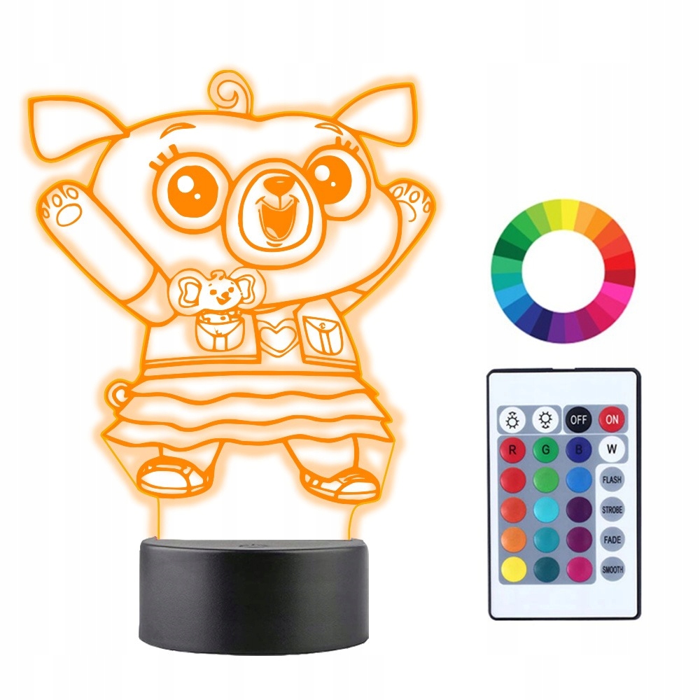 

Lampka Nocna 3D Led Frytka I Kartofelcia