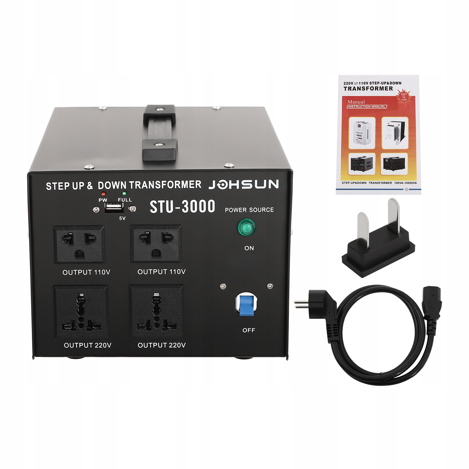 Transformátor 220 V Na 110 V 3000 W, Napájecí Konvertor