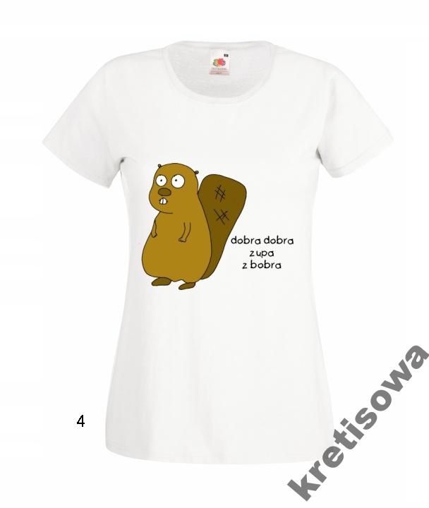 

Kolorowe Koszulki Bóbr Bobrowe Super Wzory Beaver