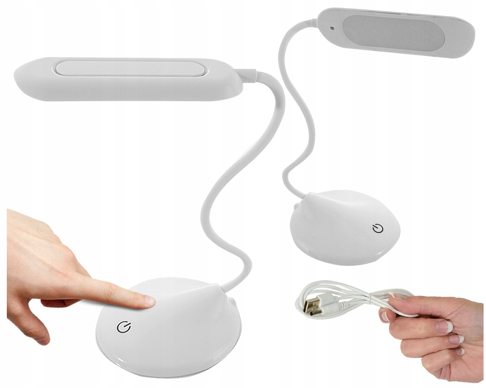 

Lampka led na baterie dotykowa ładowana kablem usb
