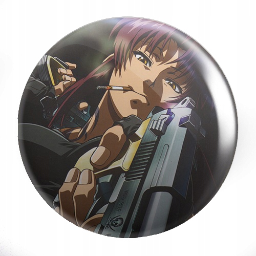 

Przypinki Manga Anime Black Lagoon Dużo Wzorów