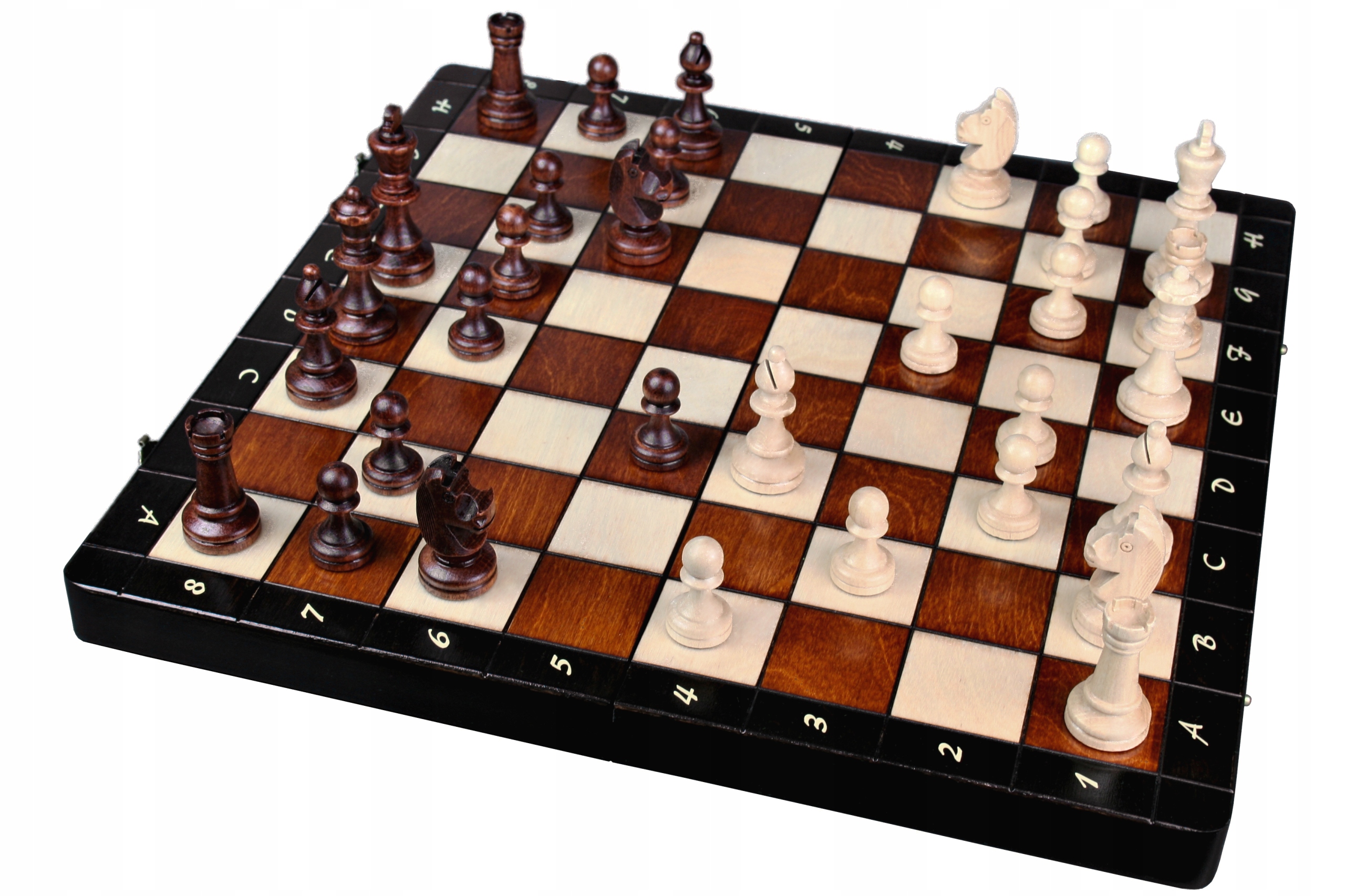 Szachy drewniane TURNIEJOWE 3 - MAGNETYCZNE EAN (GTIN) 5907180640529