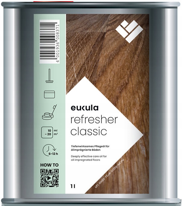 Eukula Refresher Classic 1L olej na osvěžení dřevěných podlah