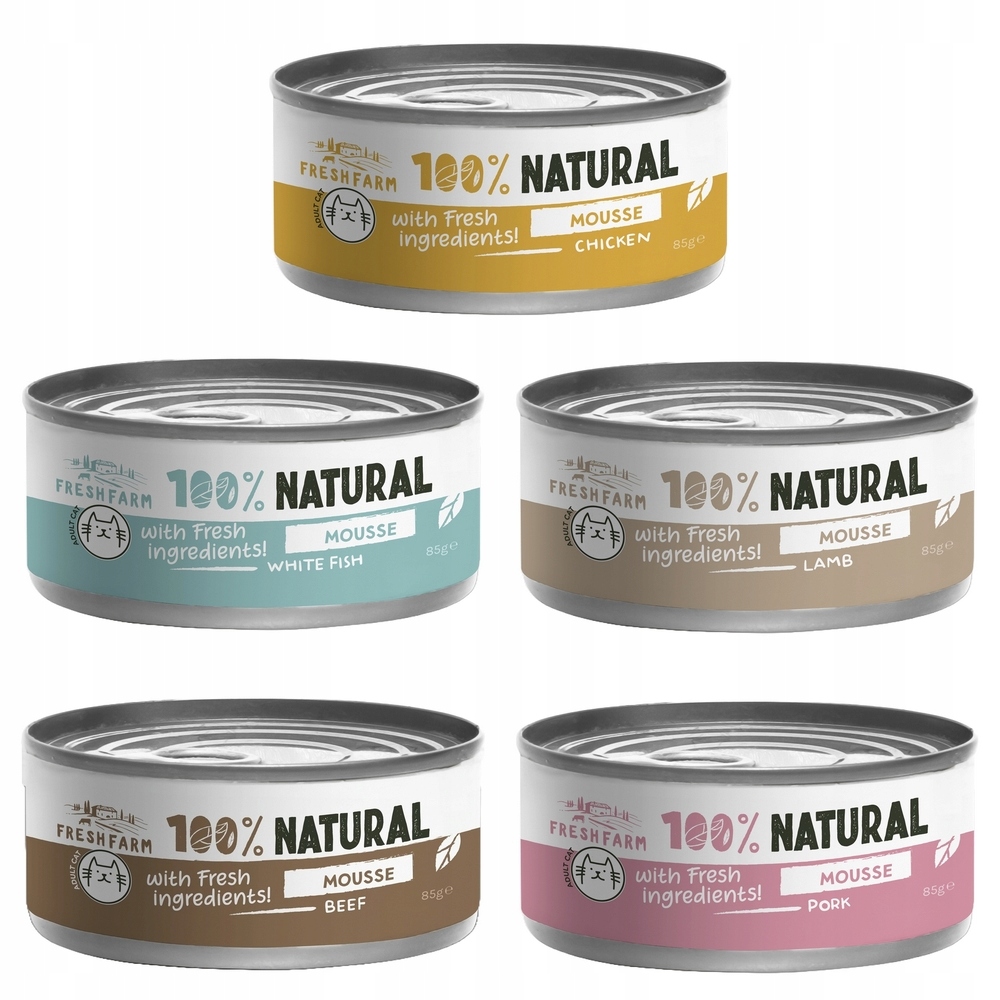 FRESH FARM MOUSSE MUS MIX SMAKÓW 20X85G