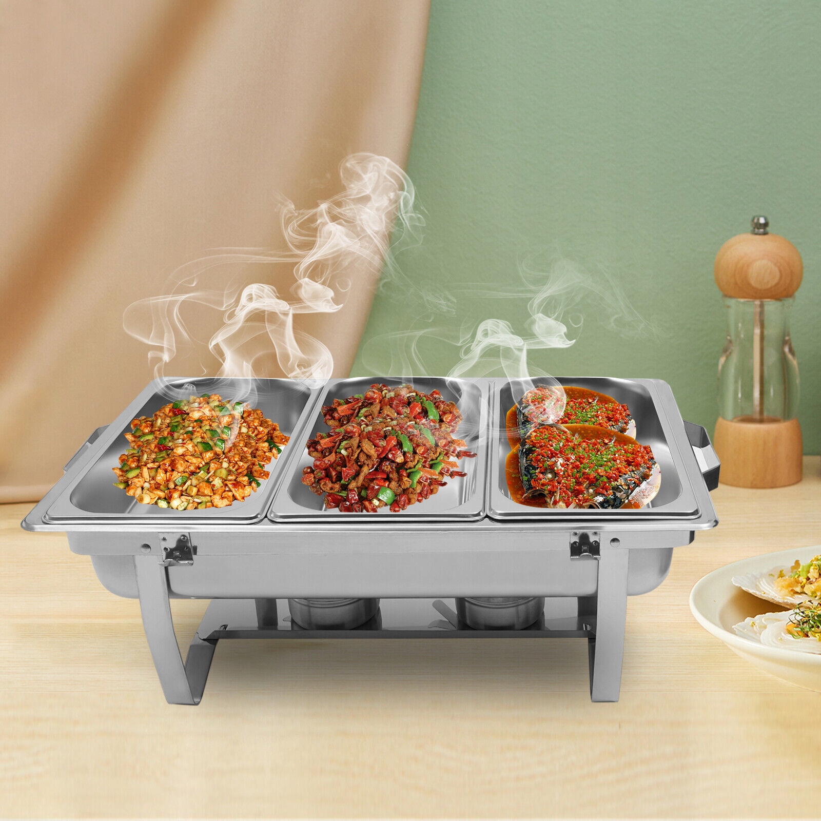 3 KOMÓRKI PODGRZEWACZ DO POTRAW 8L Marka inna