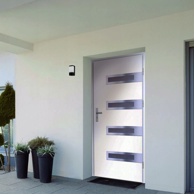 KINKIET ZEWNĘTRZNY LAMPA OGRODOWA ELEWACYJNA E27 Materiał dominujący metal