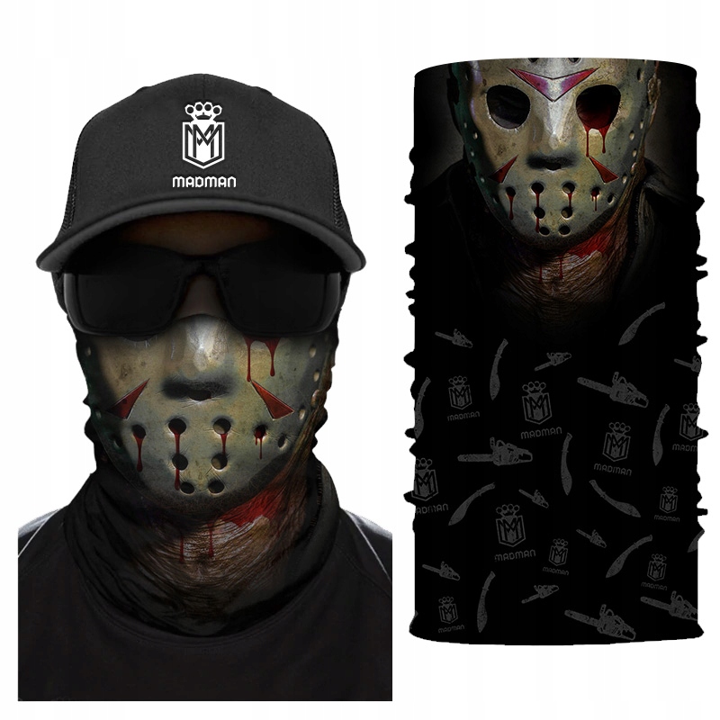 

Kominiarka Chusta Komin na twarz Bandana Jason