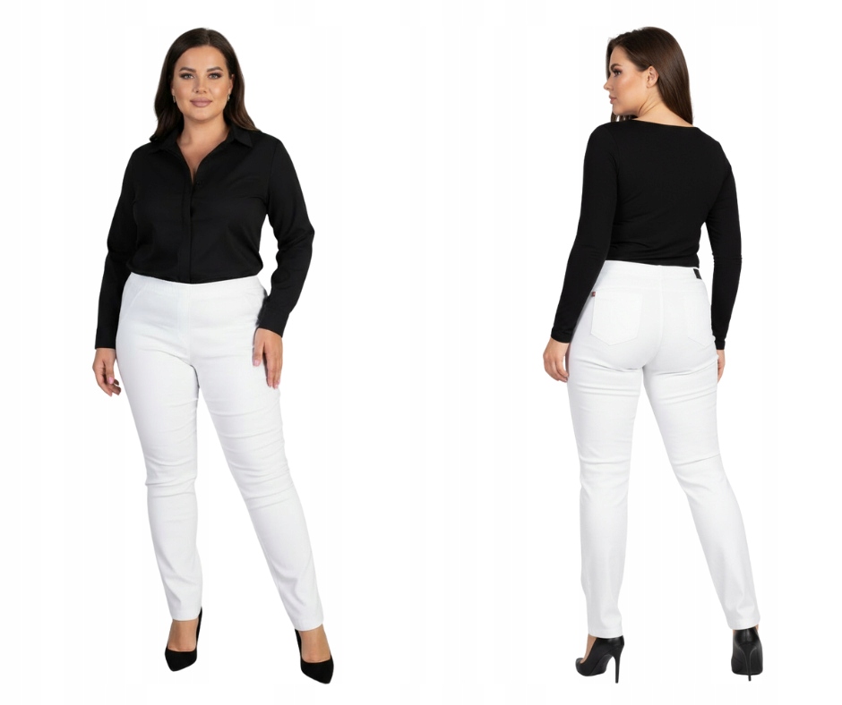 Kalhoty Cevlar rovné nohavice, barva bílá, velikost 46