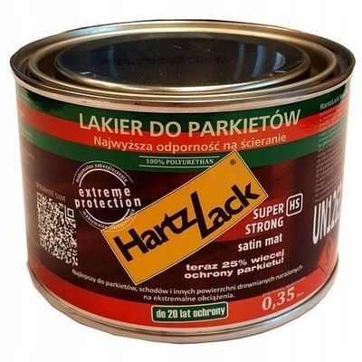 Лак HartzLack Super Strong HS SATIN МАТ 0,75 Л